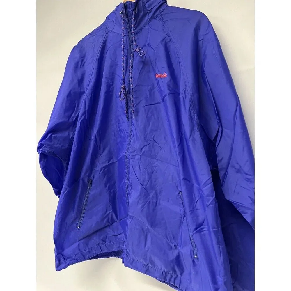 Vintage Reebok Sport Windbreaker Jacket Full Zip Large